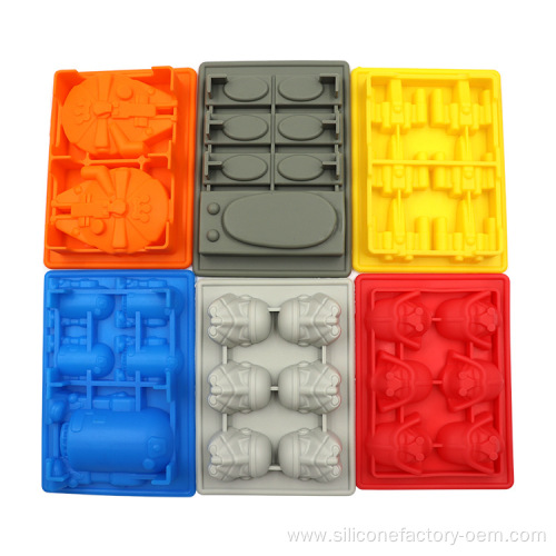 Star Wars Silicone Ice Trays Chocolate Molds